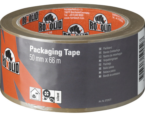 Baliaca páska ROXOLID 50 mm x 66 m hnedá-0