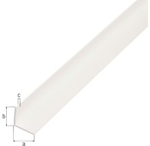 L profil PVC biely 30x30x2 mm 1 m-thumb-1
