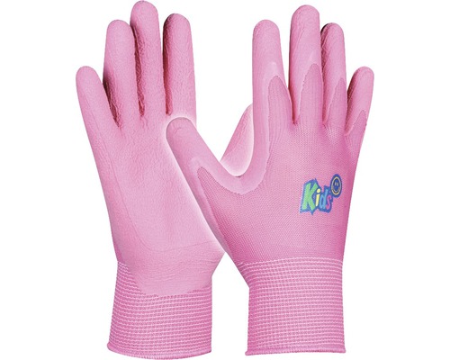 Detské rukavice Strip ružové, 5-8 rokov
