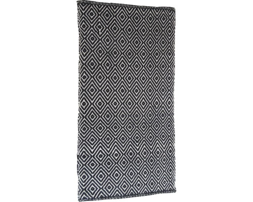 Tkaný koberec čiernobiely 50x80 cm