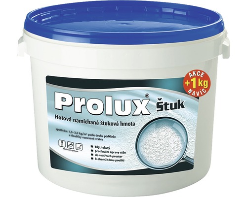 Povrchová stierka Prolux Štuk biela 14 kg + 1 kg zdarma-0