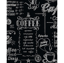 Vliesová tapeta, Coffee Shop, motív príslovie, čierno-biela-thumb-0