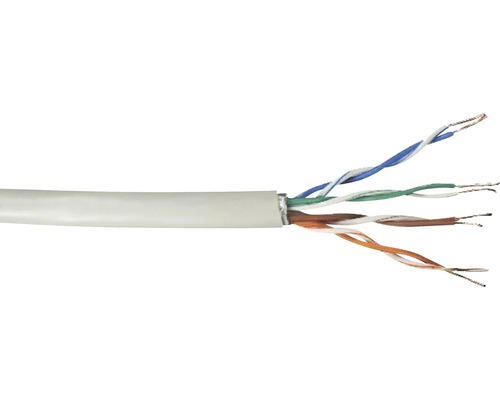 Dátový kábel CAT 5e 4x2x24AWG 200MHz, metrážový sortiment-0