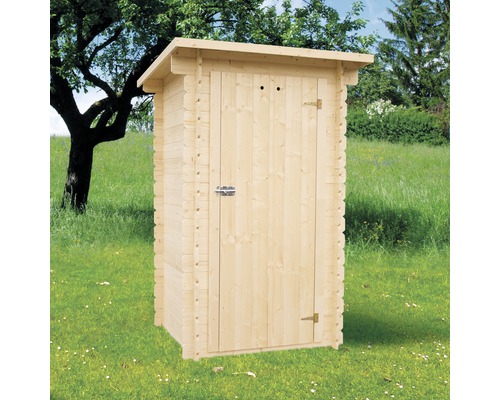 Záhradná toaleta BPP Eco drevená prírodná 102x110 cm