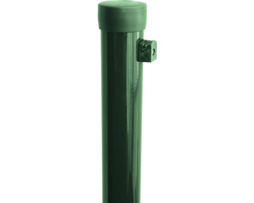 Plotový stĺpik Pilecký Ideal Zn+PVC okrúhly 200 cm Ø38 mm zelený