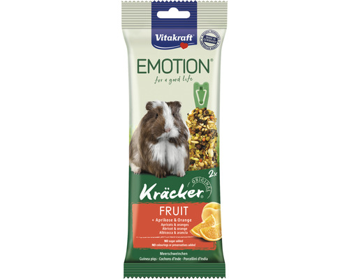 Maškrty pre morčatá Vitakraft Emotion Kräcker s ovocím 2 ks 112 g