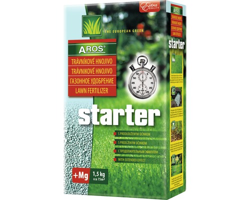 Trávnikové hnojivo Aros Starter 1,5 kg