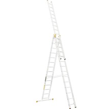 Hliníkový rebrík ALVE Forte 3x14 priečok typ 8614-thumb-0