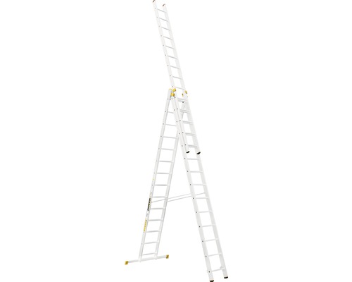 Hliníkový rebrík ALVE Forte 3x14 priečok typ 8614-0