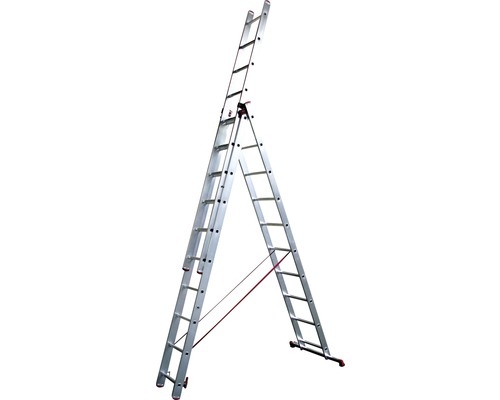 Hliníkový rebrík ALVE Helper 3x10 priečok typ 6610-0