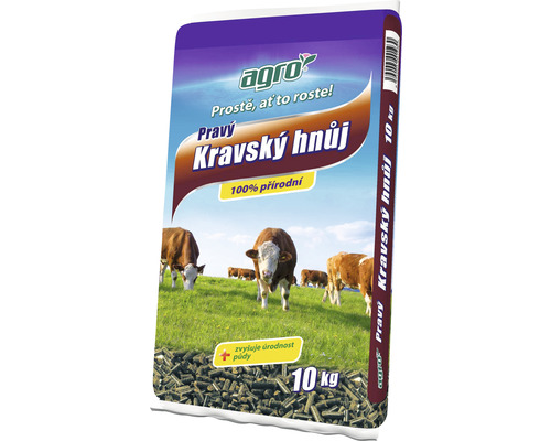 Hnoj kravský sušený granulovaný 100% Agro 10 kg
