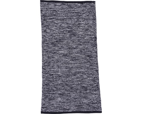 Tkaný koberec Antalya sivočierny 60x200 cm