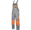 Pracovné nohavice-montérky na traky Ardon 2STRONG sivo-oranžové, veľkosť 54