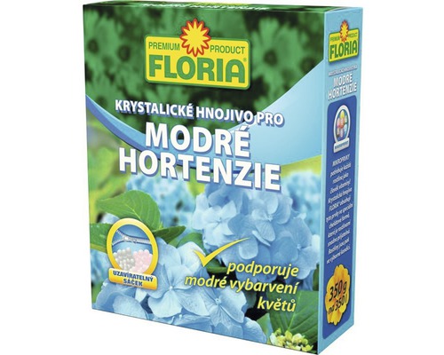 Kryštalické hnojivo pre modré hortenzie Floria 350 g
