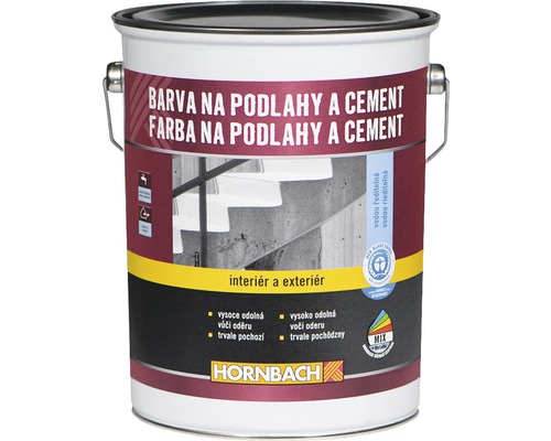 Farba na betón Hornbach stredne tmavosivá, hodvábne lesklá 5 l