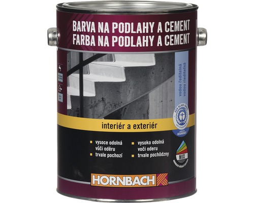 Farba na betón Hornbach stredne tmavosivá, hodvábne lesklá 2,5 l