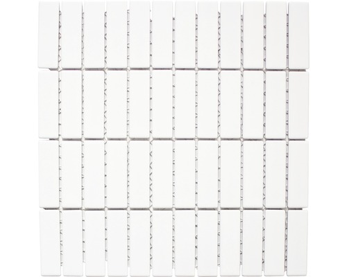 Keramická mozaika ST 320 biela 29,1 x 30 cm