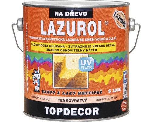 Lazurol TOPDECOR S1035 T60 pínie 2,5 L