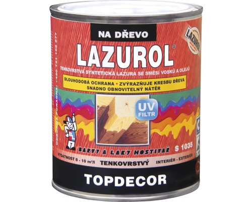 Lazurol TOPDECOR S1035 T24 céder 0,75L