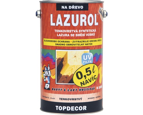 Lazurol TOPDECOR S1035 T23 teak 4,5 L-0