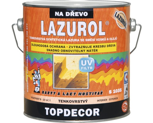 Lazurol TOPDECOR S1035 T22 palisander 2,5 L