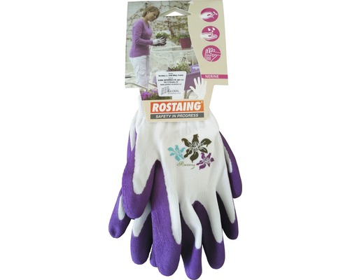 Záhradné rukavice Rostaing Nerine Violette veľ. 6