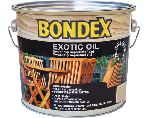 Olej na drevo BONDEX Exotic syntetický napúšťací olej 2,5 l