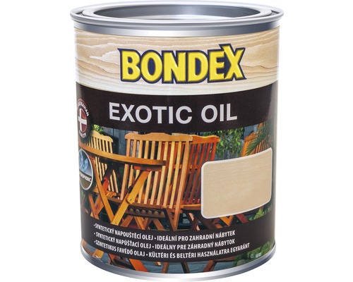 Olej na drevo BONDEX Exotic syntetický napúšťací olej 0,75 l