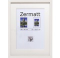 Drevený fotorámik Zermatt biely 30x40 cm