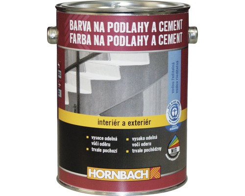 Farba na betón Hornbach svetlosivá, hodvábne lesklá 2,5 l